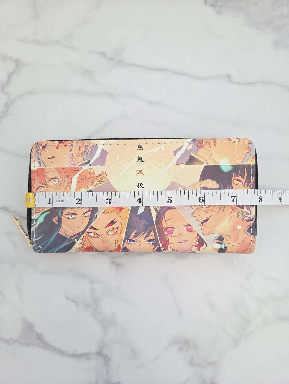 Anime Character Print Zip Around Long Wallet Card Holder - Picture 11 of 12